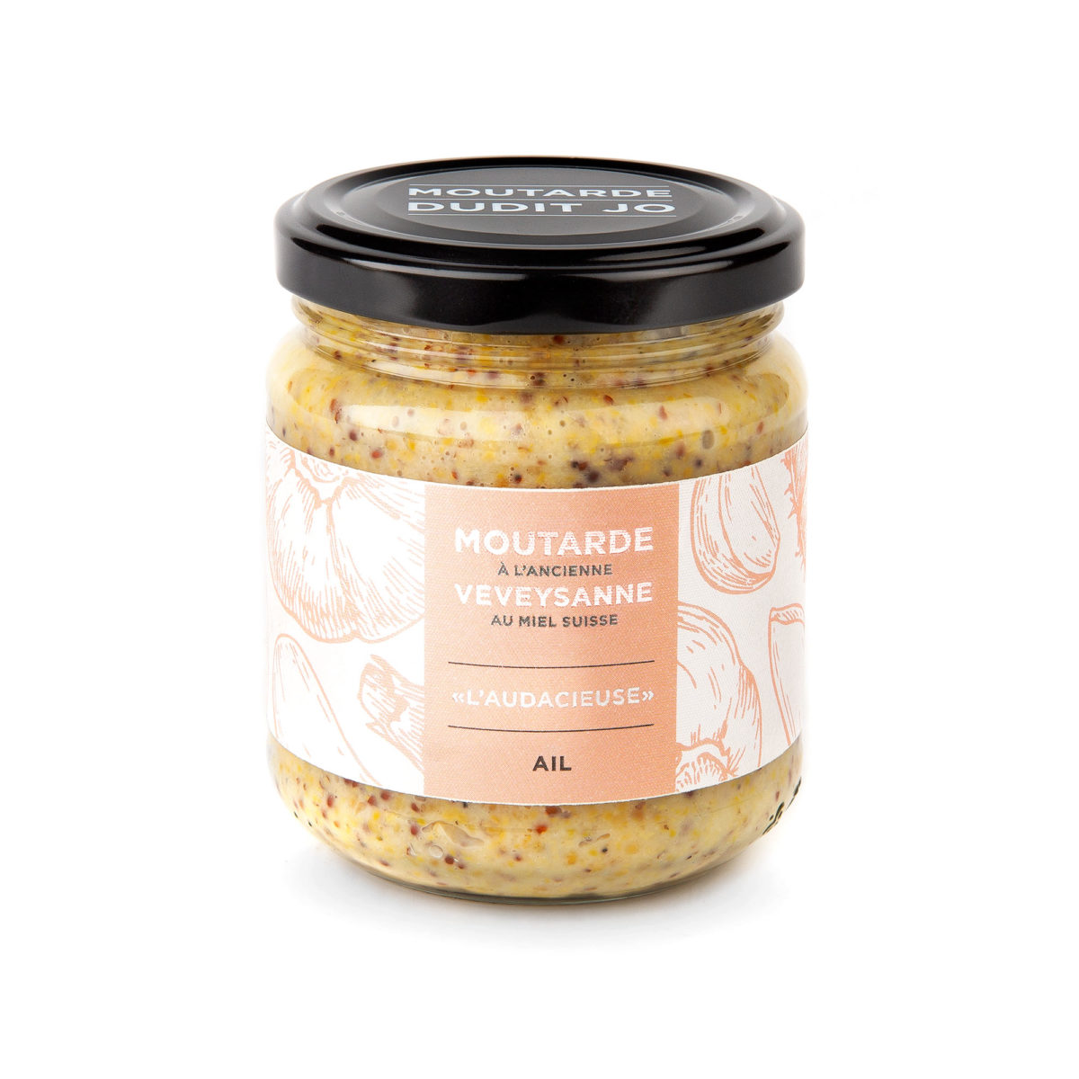 "L'audacieuse" Moutarde à l'ancienne - Ail
