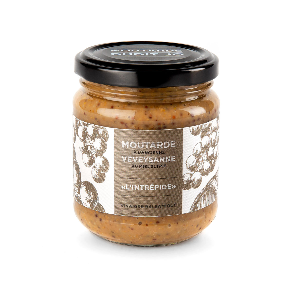 "L'intrépide" Moutarde à l'ancienne - Vinaigre balsamique