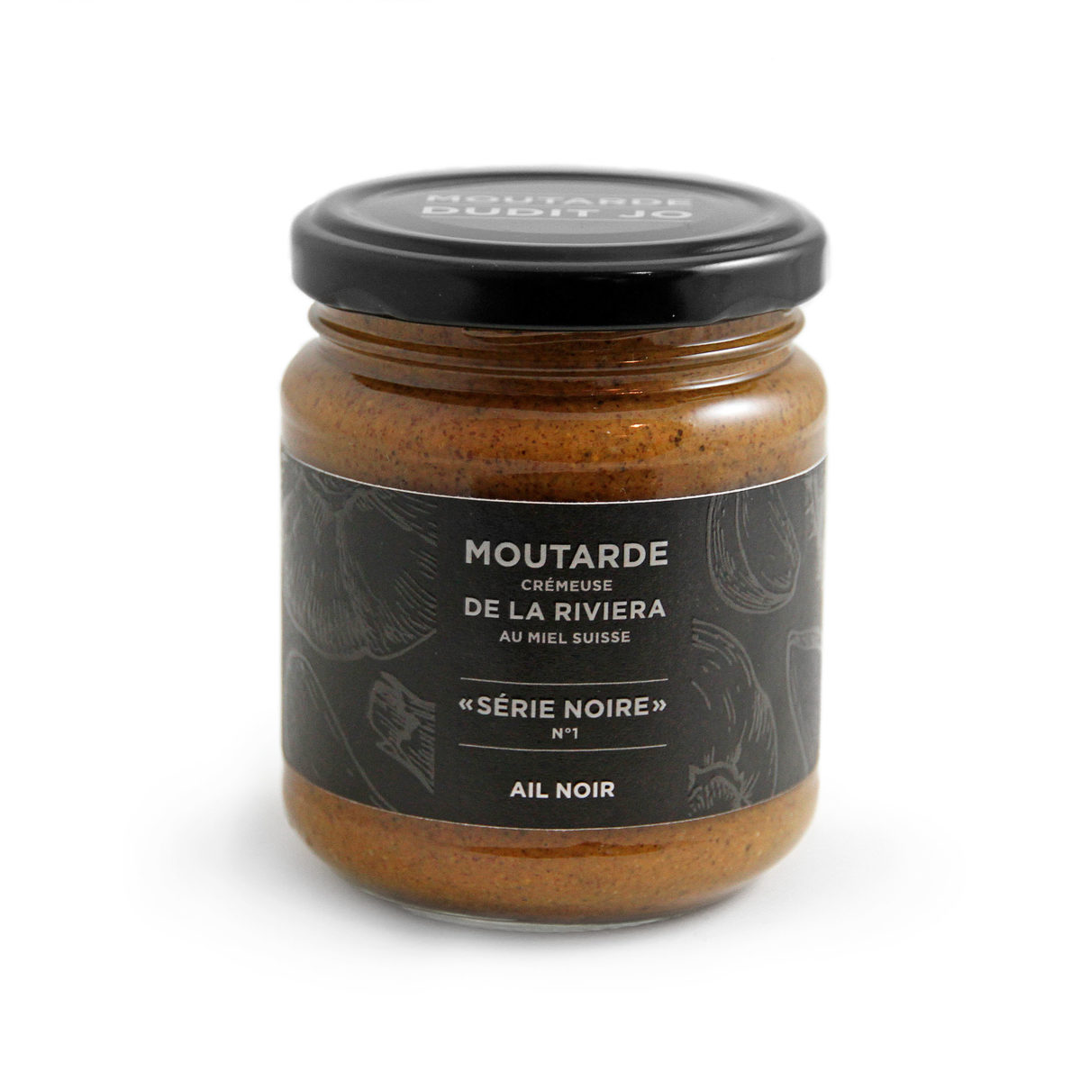 "Série Noire n°1" Moutarde crémeuse - Ail Noir