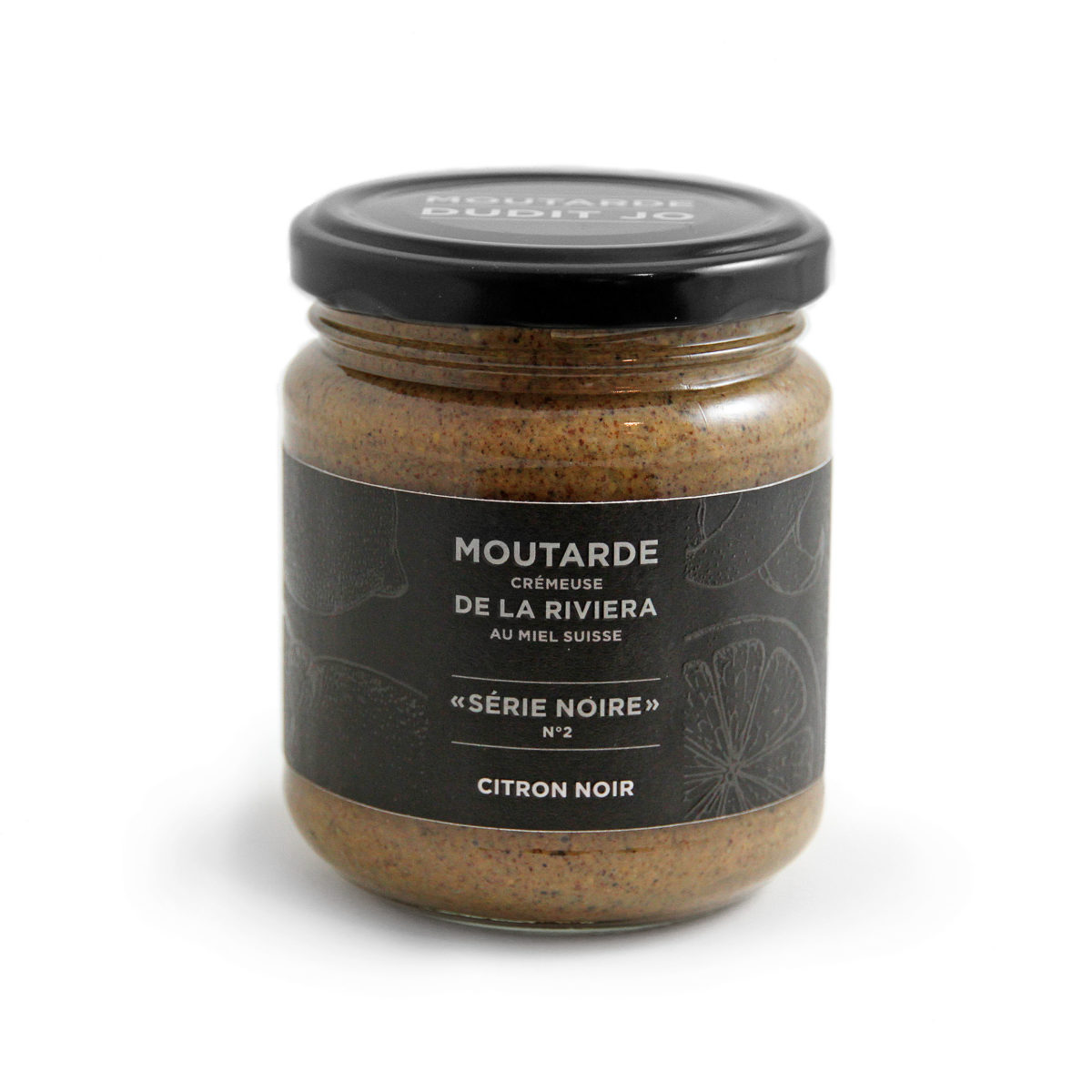 "Série Noire n°2" Moutarde crémeuse - Citron  Noir